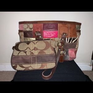 Coach Purse and Wallet Set